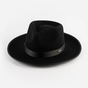 Black Gigi Pip MONROE RANCHER FEDORA HAT